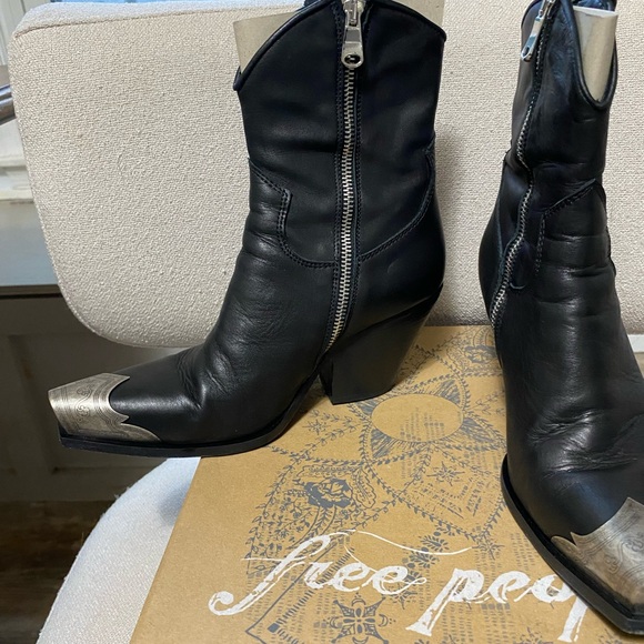 Free People Black Western Boots - Picture 4 of 8